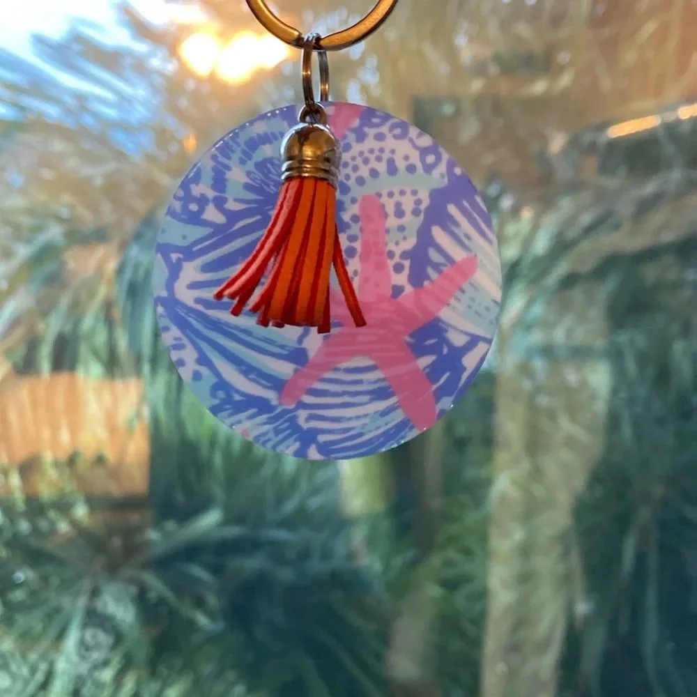 Starfish‎ keychain / bag charm